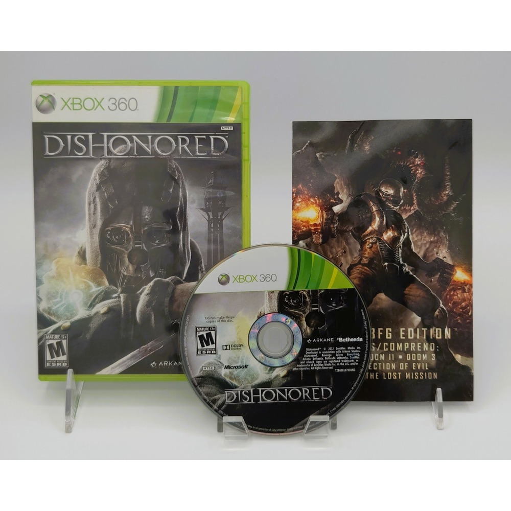 Dishonored - Xbox 360 - Game Case & Insert - Bethesda - Tested